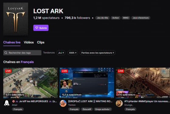 Récord establecido para Lost Ark con 1,2 millones de espectadores en Twitch - Lost Ark