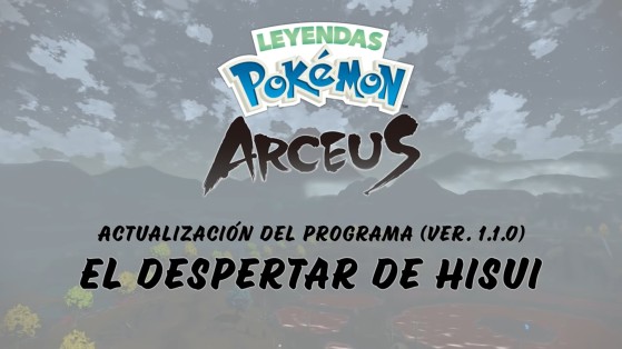 Leyendas Pokémon Arceus: La actualización 1.1. ya está disponible con contenido totalmente nuevo