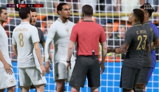 FIFA 22 es tan realista que hasta el árbitro se inventa un penalty tras un piscinazo de Neymar Jr