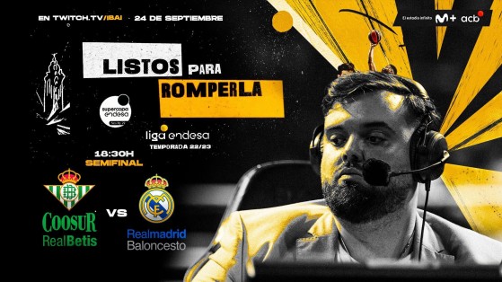 Ibai Llanos lo vuelve hacer: emitirá la semifinal de la Supercopa ACB que mide a Real Madrid y Betis