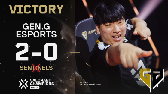 Valorant: El poder del dorado sigue manteniéndose en Corea, la escuadra de GenG consigue la victoria ante Sentinels en el primer día de Champions