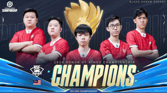 HOK: Tenemos a un nuevo campeón de Championship, Black Shrew Esports triunfa y se corona en el máximo torneo internacional