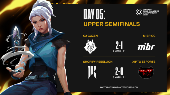 Valorant: Dos victorias contundentes que nos traen un encuentro muy interesante, G2 y SR se medirán en la final del bracket superior de Game Changers Championship