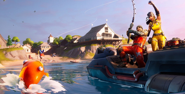 Fortnite: recupera salud con un pezqueñín, un pescao y un pescado sorbete, desafío de Tiro con Truco