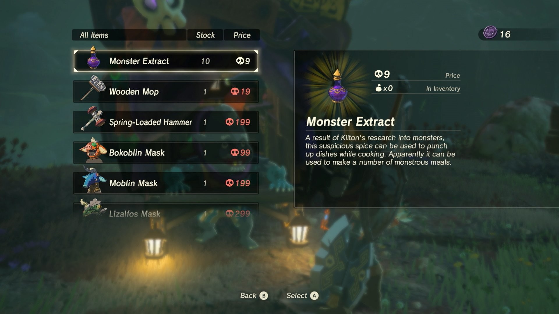 Guía de Zelda BotW Cómo encontrar a Kilton, el vendedor secreto Millenium