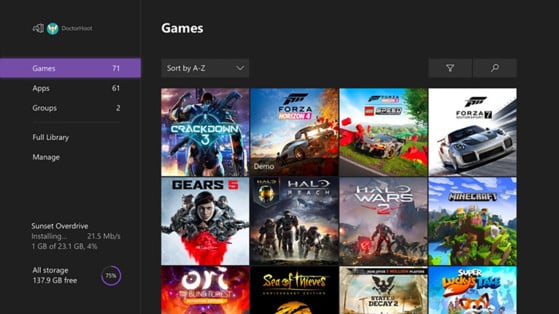 Así es la nueva interfaz de Xbox One con su actualización de febrero