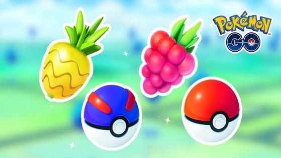 Pokémon GO: caja de regalo, pokéballs, superballs, bayas