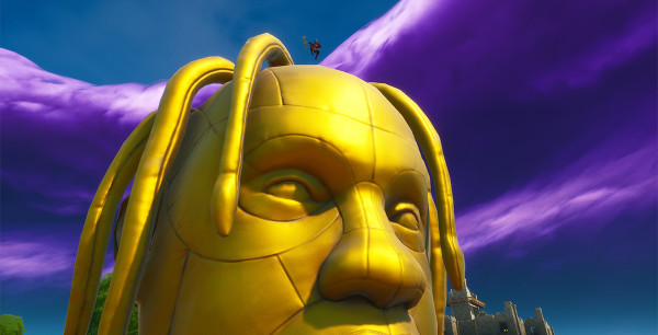 Fortnite x Travis Scott: Salta sobre astrocabezas gigantes distintas, desafío Astronomical