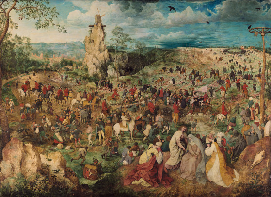 La auténtica Procesión al Calvario de Pieter Bruegel. - Millenium