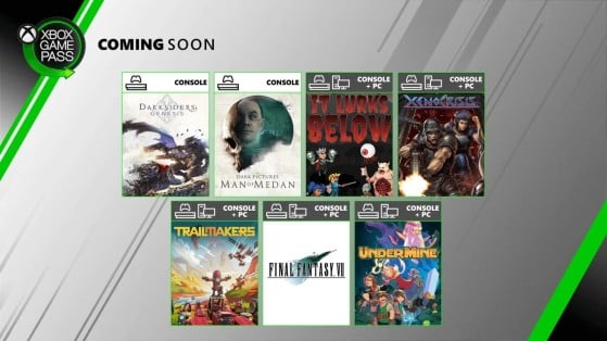 Xbox Game Pass: Nuevos juegos en agosto - Man of Medan, Darksiders Genesis, Final Fantasy VII...