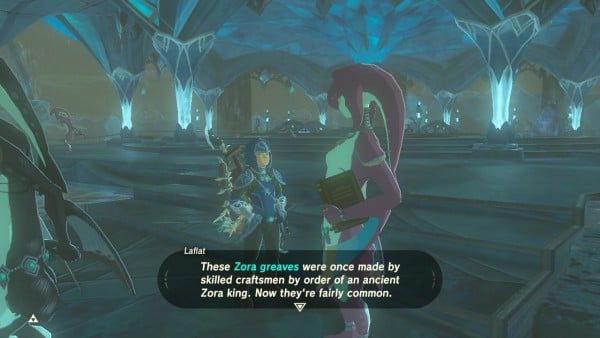 de Zelda BotW: la armadura Zora Millenium