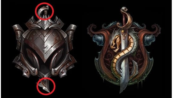 Los emblemas de los rangos y las regiones del juego están relacionados - League of Legends