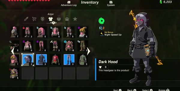 Guía de Zelda BotW: Cómo conseguir el conjunto oscuro