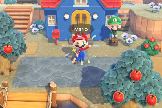 Mario todavía tiene derecho a un cameo - Animal Crossing: New Horizons