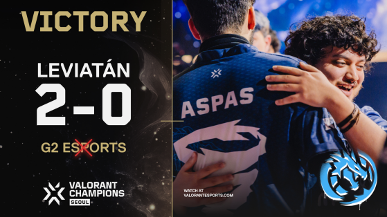 Valorant: Una revancha que se queda de un mismo lado, Leviatán consigue la victoria ante G2 para avanzar en el bracket superior de Champions