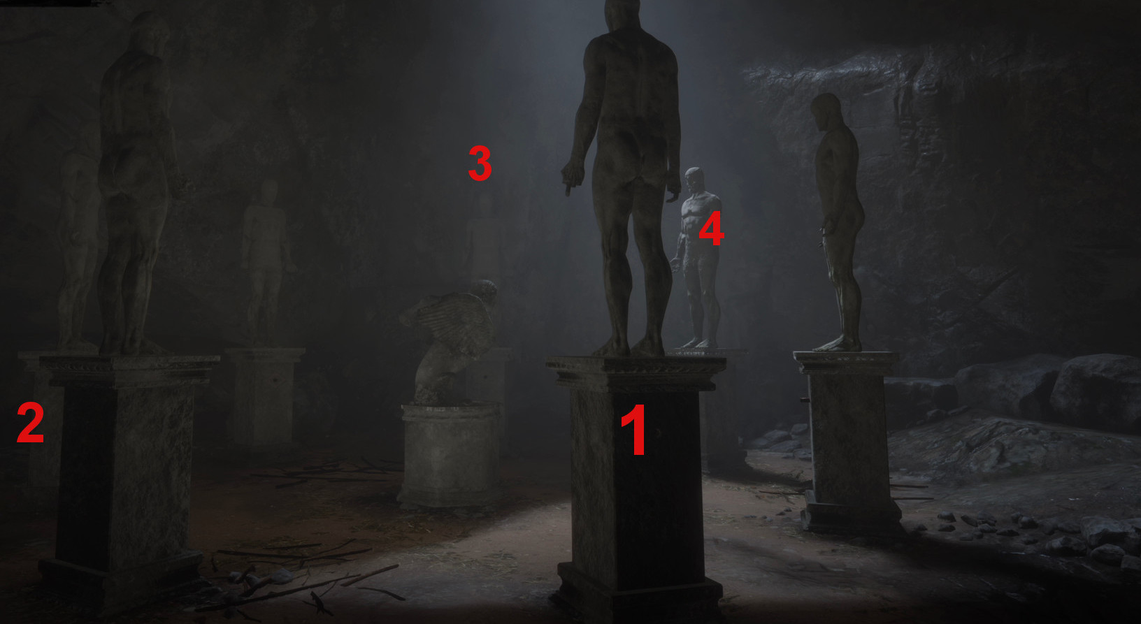 Red Dead Redemption 2 Guía de tesoro de la estatua y dinero secreto