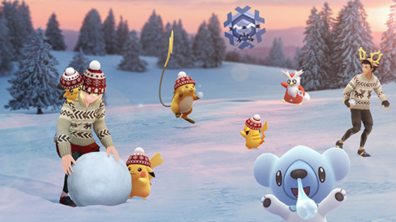 Pokémon GO: Evento de diciembre, disfraz de Pikachu y Stantler con campanas