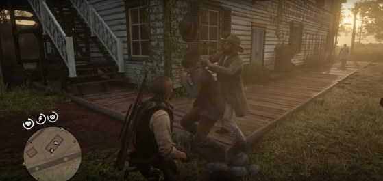Red Dead Redemption 2: Un NPC se convierte en un asesino
