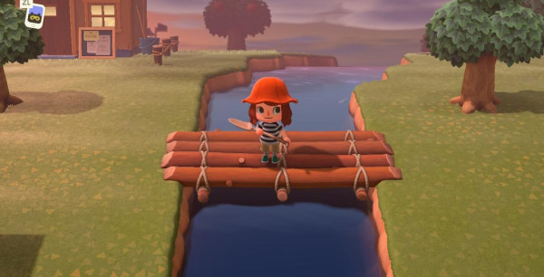 Animal Crossing: New Horizons - construir puentes para superar ríos