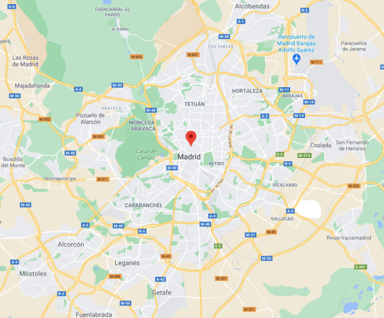 Mapa general de Madrid - Millenium