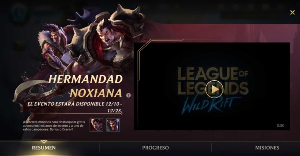 Hermandad noxiana ya está disponible en Wild Rift - Wild Rift