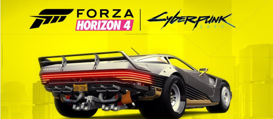 Forza Horizon 4 recibe un vehículo basado en Cyberpunk 2077
