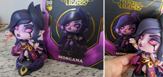 Así es la figura de Morgana defectuosa - League of Legends