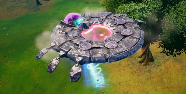 Fortnite: Abduce a un oponente con el rayo de tracción de un platillo, desafío de la Semana 4