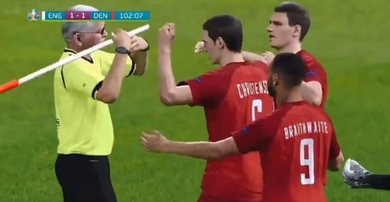 La polémica del penalti de Inglaterra llega a los videojuegos con un hilarante vídeo hecho en PES