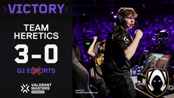 Valorant: Tenemos a un equipo español en la final de Masters Shangai, Team Heretics logra derrotar a G2 en la final del lower bracket