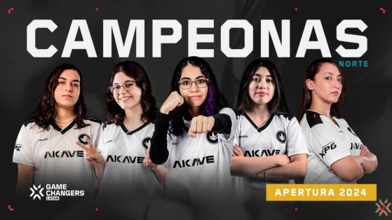 Valorant: Un nuevo equipo se corona campeón de Game Changers Norte, Akave consigue su primer campeonato en el Apertura 2024