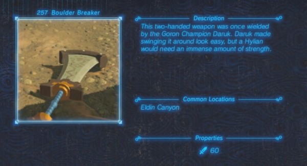Zelda : Breath of the Wild