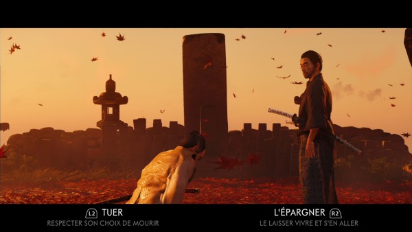 ghost of tsushima matar o perdonar a shimura