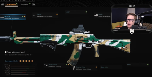 Modern Warfare Warzone: La mejor clase de la AN-94, según Scump, Campeón del mundo de CoD