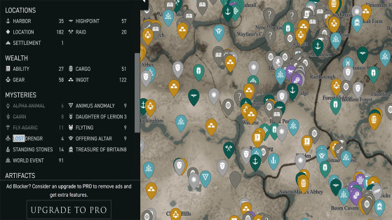 Assassin's Creed Valhalla: El mapa interactivo que te permitirá encontrar todos los secretos