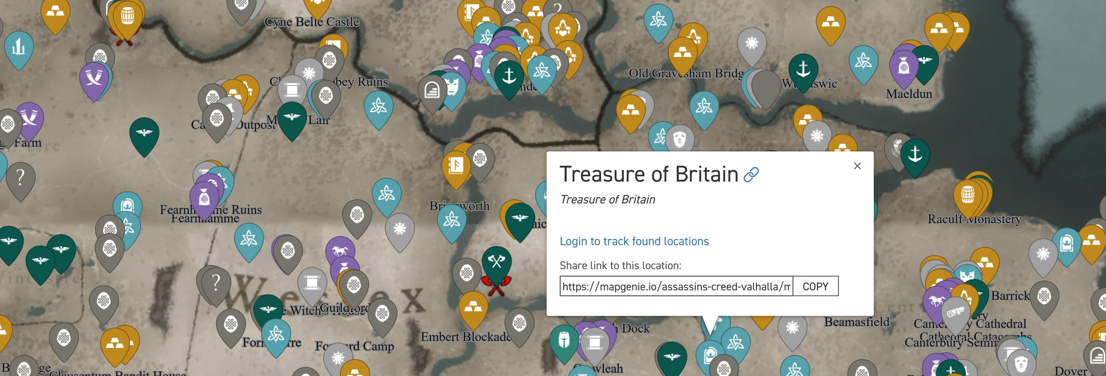 Assassin's Creed Valhalla El mapa interactivo que te permitirá