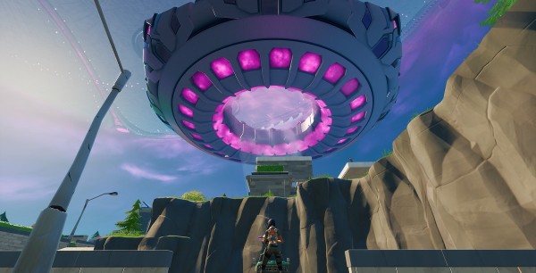 Fortnite: Visita un platillo abductor, dónde encontrar un platillo abductor, desafío Semana 10
