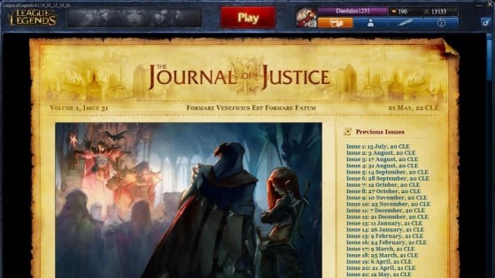 El Diario de la Justicia de League of Legends - League of Legends