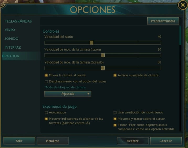 LoL Los ajustes y configuraciones más utilizados por streamers y profesionales Millenium