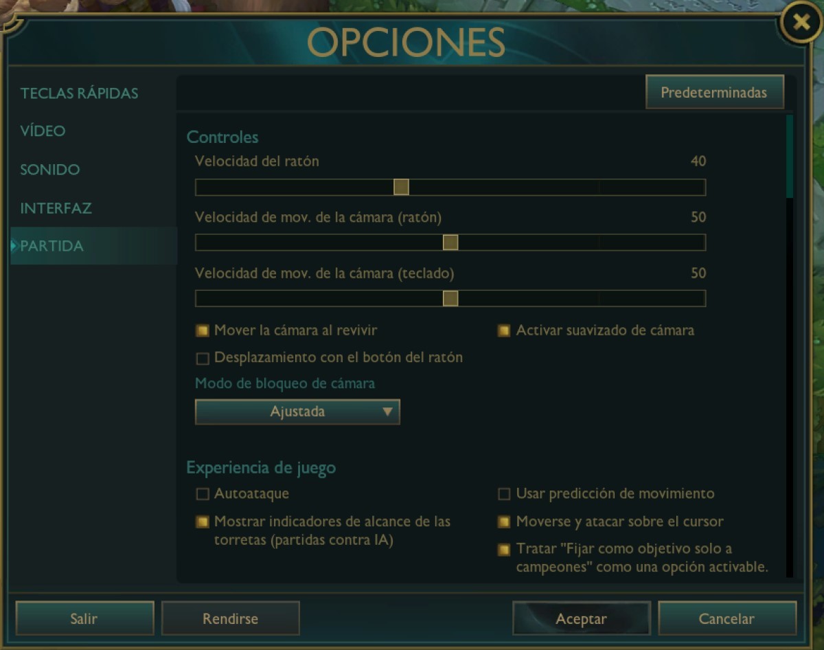 LoL Los ajustes y configuraciones más utilizados por streamers y