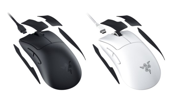 Disponible en blanco o en negro, el ratón utiliza una conexión USB-C e incluye pegatinas para mejorar su agarre - Millenium