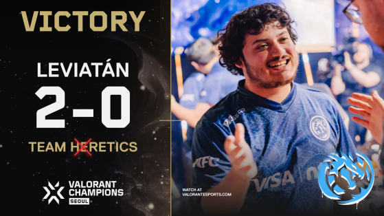 Valorant: La escuadra latina se consolida con un victoria importante, Leviatán hace caer a Team Heretics asegurando el top 3 del Champions