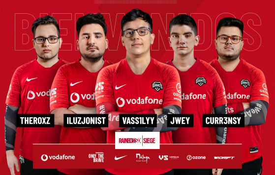 Vodafone Giants presenta nuevas caras para su equipo de Rainbow Six: Siege
