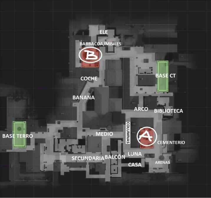 Guía CSGO: nombres y callouts en de_inferno - Millenium
