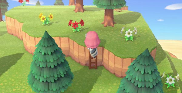 Animal Crossing: New Horizons - Conseguir la escalera para acceder a otros pisos de la isla