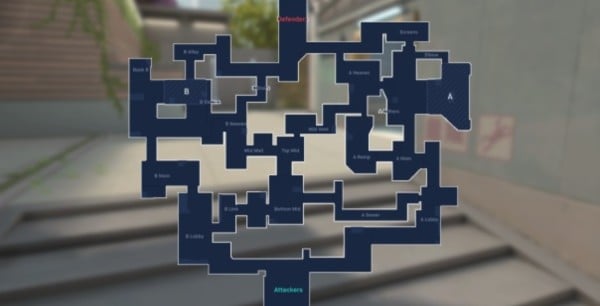 VALORANT, Split: Guía del mapa, posiciones, ubicaciones y callouts