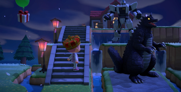 Animal Crossing: New Horizons ¿Cómo construir el robot gigante gundam?