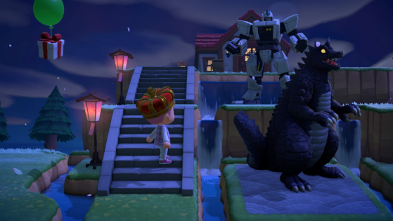 Animal Crossing: New Horizons ¿Cómo construir el robot gigante gundam?