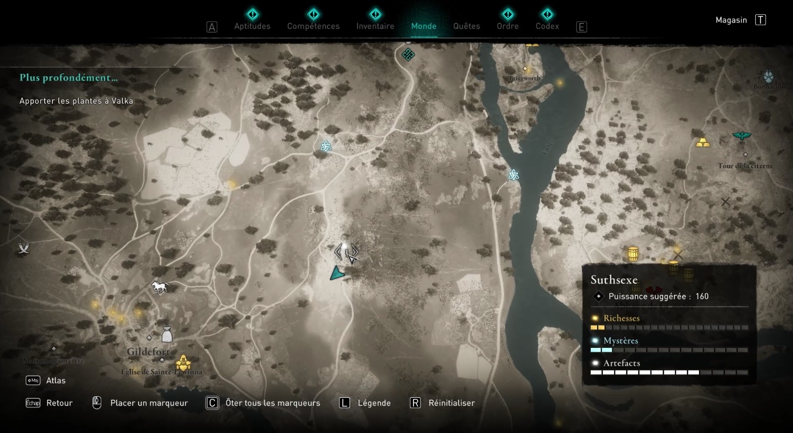 AC Valhalla, Guía completa de Sussex Posición de todos los artefactos