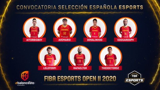 Lista de convocados por la selección española de baloncesto para la II edición del #FIBAesportsOpen